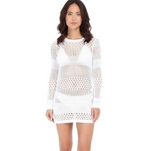 TOMMY BAHAMA WHITE SWIM COVER UP SWEATER SIZE XS